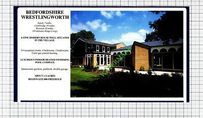 Westlingworth Bedfordshire House Sale Advert - 1988 Cutting