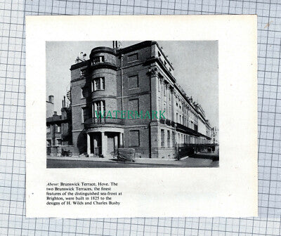 C4568) Brunswick Terrace Hove Sussex - c.1948 Cutting