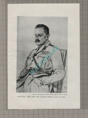 C3725) General The Hon Sir Julian Byng - c.1920s Book Print
