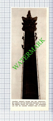 Mr Larkins Nelson's Column London Cleaning - 1953 Small Cutting