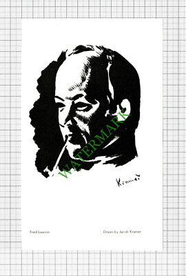 Fred Lawson Jacob Kramer - 1941 Cutting