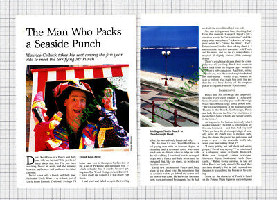 David Reid-Frow Punch And Judy Brompton-by-Sawdon - 1996 Article