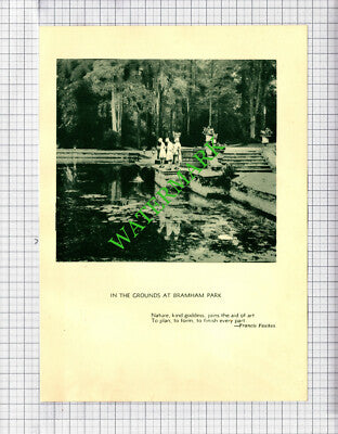 Bridlington Harbour / Bramham Park - c.1930s Book Print