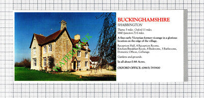 Shabbington Buckinghamshire House Sale Advert - 1991 Cutting