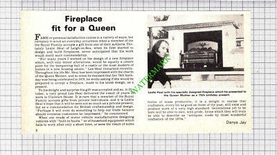 Leslie Heal Leigh on Sea Essex Fireplace Builder - 1970s Cutting