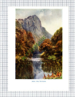 High Tor Matlock - c.1930s Small Print