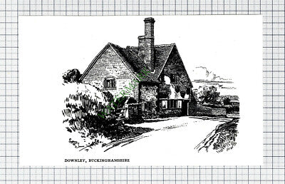 C7831) Sonning Berkshire / Downley Buckinghamshire - c.1980s Cutting