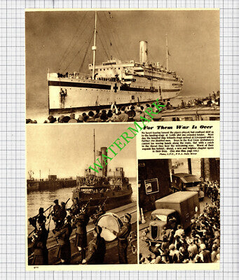 Atlantis Hospital Ship Liverpool World War Two -1944 Cutting / Print