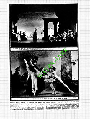 John Cranko Ballet Covent Garden Opera Beriosova Phiip Chatfield - 1953 Cutting