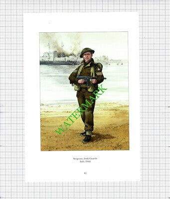 Sergeant Irish Guards Italy WW2 - c.1990's Print