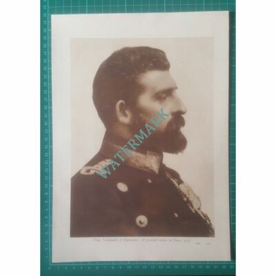 X782) King Ferdinand of Rumania Romania - c.1919