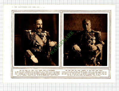 9715) First Sea Lord Prince Louis Of Battenberg Lord Fisher - 1914 Book Print