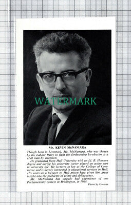 C3488) Mr Kevin McNamara Hull Yorkshire Labour Party - 1966 Clip