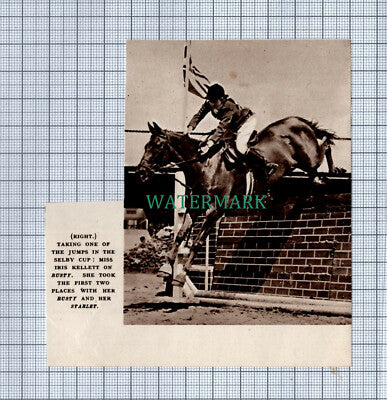 C4369) Miss Iris Kellett on Rusty Selby Cup 1950 Clip