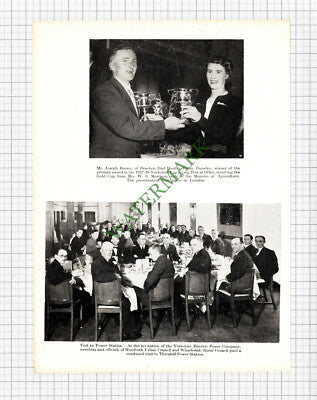 9337) Horsforth Joseph Brown Bracken End Guiseley Thornhill Power - 1938 Cutting