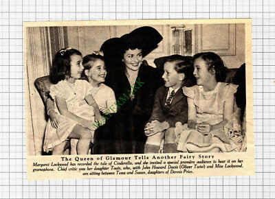 Margaret Lockwood John Howard Oliver Twist Dennis Price - c.1948 Cutting