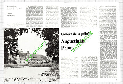 Michelham Priory Sussex Commander GWR Harrison - 1965 Article