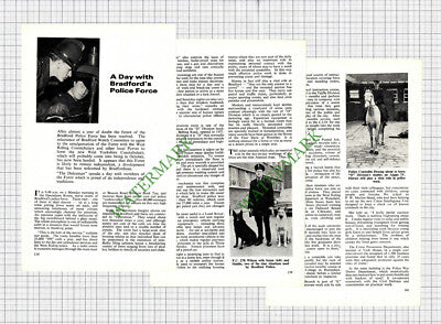 Bradford Police PC 278 Wilson Dracup Ambler Marion Stead - 1968 Article