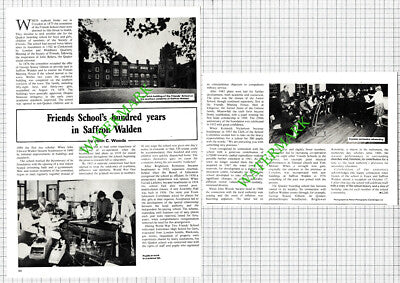 Friends School Saffron Walden Essex John Woods - 1979 Article