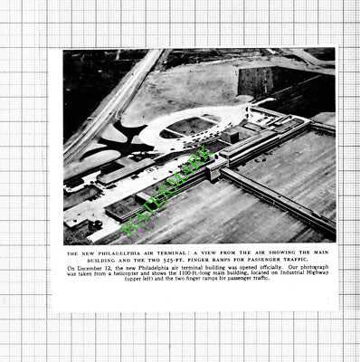 New Philadelphia Air Terminal Building - 1953 Small Cutting