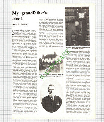 Fred Peter George Phillips Thundersley Bell House Louisa Saggers - 1975 Article