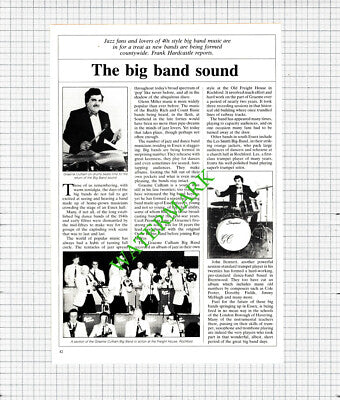 Graeme Culham Big Band - 1989 Article