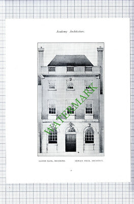Coulsdon & Purley Municipal Buildings / Lloyds Bank Richmond -c.1928 Book Print