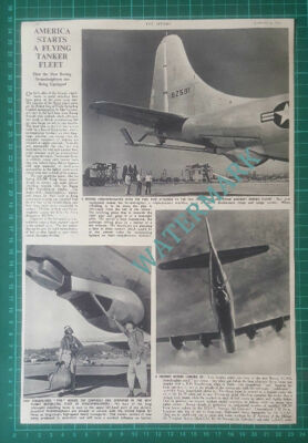 X660) Boeing Stratofreighter Refuelling Planes - 1951 Clip