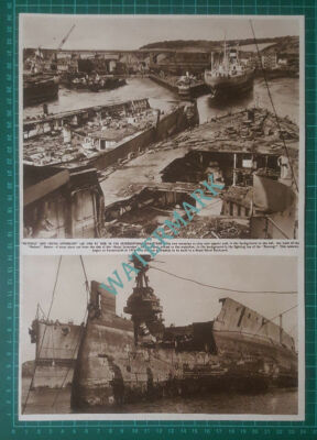(X476) REVENGE and ROYAL SOVEREIGN Ships At Inverkeithing - 1950 Clip
