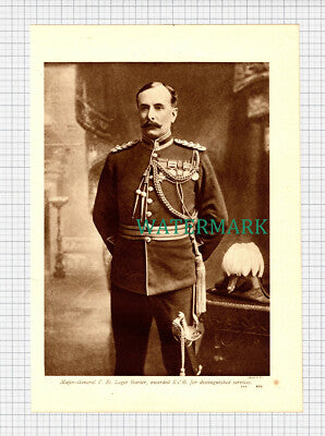 X1205) Major Gen C St Leger Barter World War One WW1 - c.1916 Book Print