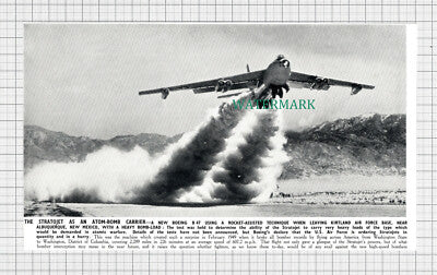 C3516) Stratojet Atom Bomb Carrier Kirtland Air Base Boeing B47 - 1950 Clip