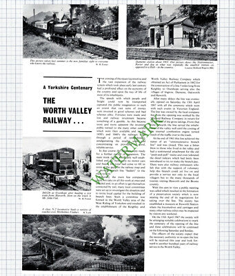 9687) The Worth Valley Railway Damems Station - 1967 Article