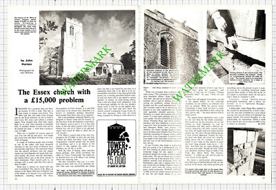 St Mary At Latton Harlow Essex Gordon Crossley Rev Boulton - 1976 Article