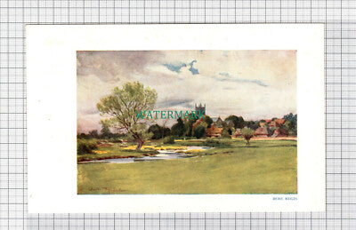 C5105) Bere Regis Dorset - SMALL Print c.1948