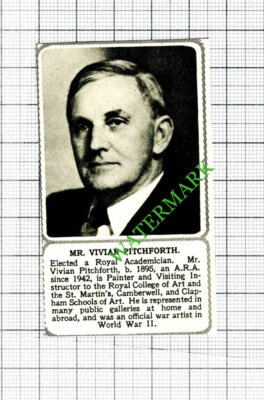 Mr Vivian Pitchforth - 1953 Small Cutting