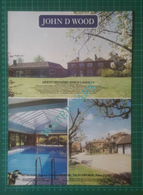 X701) Kings Langley Hertfordshire House Sale - 1981 Clip