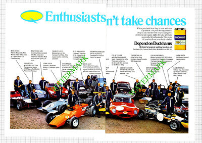 Duckhams Oil Advert Ted Worswick Colin Vandervell Tyack - 1971 2-Part Cutting