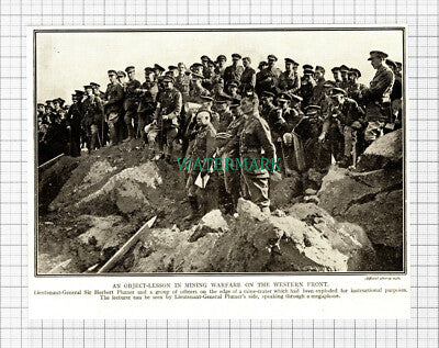 C5601) Sir Herbert Plumer World War One - c.1917 Cutting