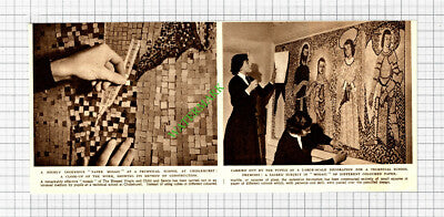 Chislehurst Technical School Mosaic - 1952 Cutting
