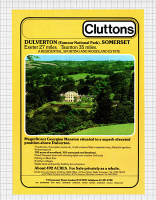 X1769) Dulverton Somerset - 1981 Cutting