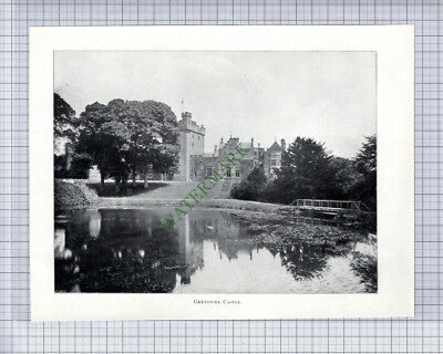 8991) Greystoke Castle - c.1900 Print