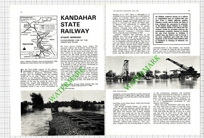 Kandahar State Railway - 1975 Article