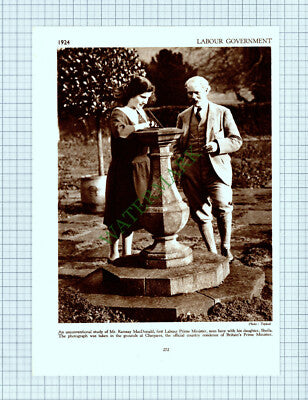9182) Ramsay MacDonald Daughter Sheila Chequers - 1930s Cutting