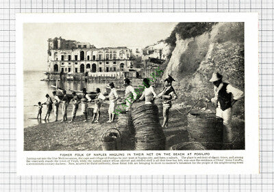 Posilipo Italy Posillipo - c.1940s Cutting / Print