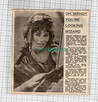 C856) Wendy Roberts Westwood Crescent Winton Eccles Manchester Air Show - 1986