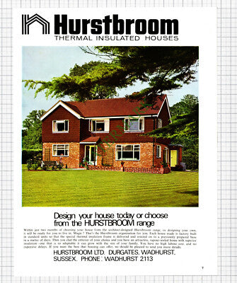 9326) Hurstbroom Houses Wadhurst - 1965 Cutting