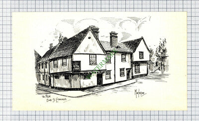 The Fox Inn Bury St Edmunds - c.1946 Small Print