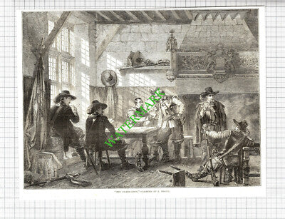 The Guard Room L Haghe Artist - 1850 Cutting / Print