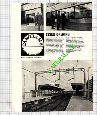 Basildon Railway Station Essex - 1975 Cutting