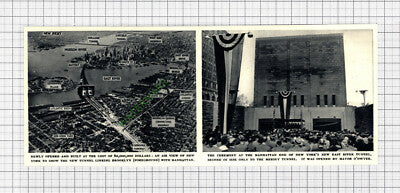 New York East River Tunnel Opening - 1950 Cutting
